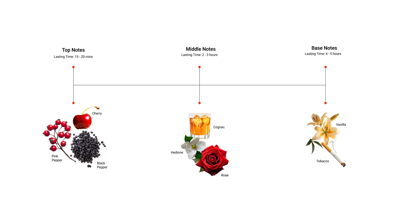 Spice Ecstasy — top, middle and base notes